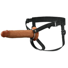 Load image into Gallery viewer, Fantasy X-tensions Elite 9in Hollow Strap-on Brown

