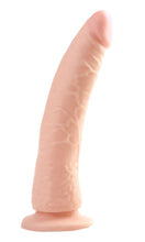Load image into Gallery viewer, Basix Rubber Works 7in Flesh Slim Dong W/ Suction Cup
