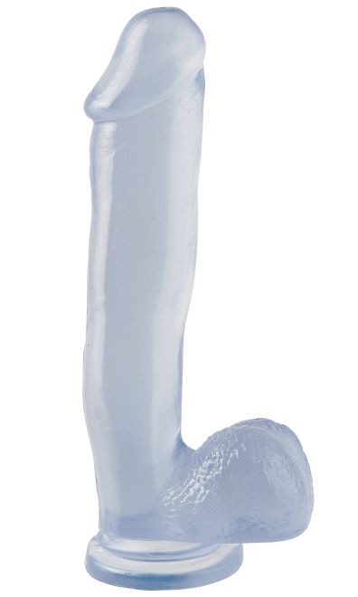 Basix Rubber Works 12in Dong W/suction Clear