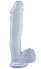 Basix Rubber Works 12in Dong W/suction Clear