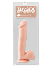 Load image into Gallery viewer, Basix Rubber Works 12in Dong W/suction Flesh
