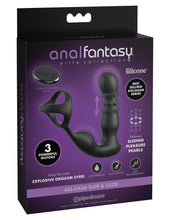 Load image into Gallery viewer, Anal Fantasy Elite Ass-gasm Slide &amp; Glide - Black
