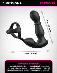 Anal Fantasy Elite Ass-gasm Slide & Glide - Black