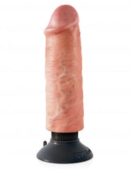 King Cock 6 In Cock Flesh Vibrating
