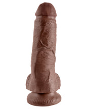 Load image into Gallery viewer, King Cock 8 In Cock W/balls Brown
