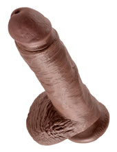 Load image into Gallery viewer, King Cock 8 In Cock W/balls Brown

