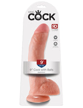 Load image into Gallery viewer, King Cock 9 In Cock W/balls Flesh
