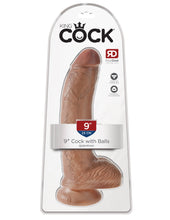 Load image into Gallery viewer, King Cock 9 In Cock W/balls Tan
