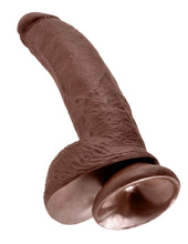 Load image into Gallery viewer, King Cock 9 In Cock W/balls Brown
