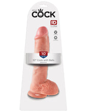 Load image into Gallery viewer, King Cock 10 In Cock W/balls Flesh
