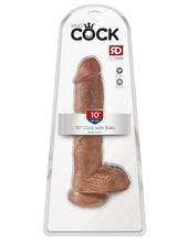 Load image into Gallery viewer, King Cock 10 In Cock W/balls Tan
