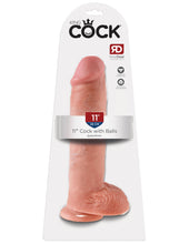 Load image into Gallery viewer, King Cock 11 In Cock W/balls Flesh
