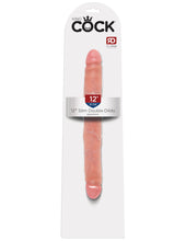 Load image into Gallery viewer, King Cock 12 In Slim Double Dildo Flesh
