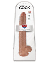 Load image into Gallery viewer, King Cock 14 In Cock W/balls Tan
