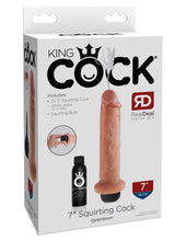 Load image into Gallery viewer, King Cock 7 In Squirting Cock Light
