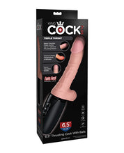 Load image into Gallery viewer, King Cock Plus 6.5 In Thrusting Cock W/ Balls
