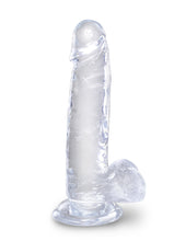 Load image into Gallery viewer, King Cock Clear 7 In Cock W/ Balls
