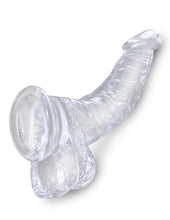 Load image into Gallery viewer, King Cock Clear 7.5 In Cock W/ Balls
