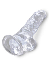 Load image into Gallery viewer, King Cock Clear 8 In Cock W/ Balls
