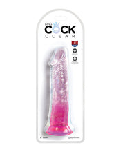 Load image into Gallery viewer, King Cock Clear 8in Pink
