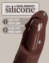 Load image into Gallery viewer, King Cock Elite 8 In Dual Density Brown

