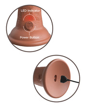 Load image into Gallery viewer, King Cock Elite 6 In Vibrating Dual Density Tan
