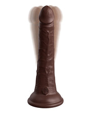 Load image into Gallery viewer, King Cock Elite 7 In Vibrating Dual Density Brown
