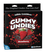 Load image into Gallery viewer, Edible Male Gummy Undies Strawberry
