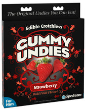 Load image into Gallery viewer, Edible Male Gummy Undies Strawberry
