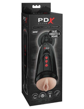 Load image into Gallery viewer, Pdx Elite Dirty Talk Starter Stroker Light/black
