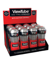 Load image into Gallery viewer, Pdx Elite Viewtube See-thru Stroker Display 12ct
