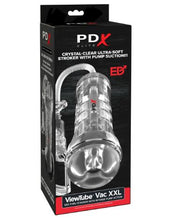 Load image into Gallery viewer, Pdx Elite Viewtube Vac Xxl Pump See-thru Ez Grip Stroker
