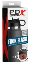 Load image into Gallery viewer, Pdx Plus Fuck Flask Secret Delight Discreet Stroker Grey Bottle Brown
