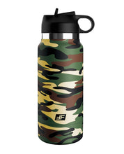 Load image into Gallery viewer, Pdx Plus Fap Flask Happy Camper Discreet Stroker Camo Bottle Frosted
