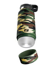 Load image into Gallery viewer, Pdx Plus Fap Flask Happy Camper Discreet Stroker Camo Bottle Frosted
