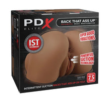 Load image into Gallery viewer, Pdx Elite Back That Ass Up Automatic Mega Masturbator Brown
