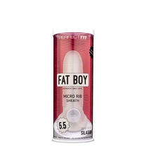 Load image into Gallery viewer, Perfect Fit Fat Boy Micro Ribbed Sheath 5.5in Clear
