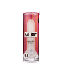 Load image into Gallery viewer, Perfect Fit Fat Boy Micro Ribbed Sheath 6.5in Clear
