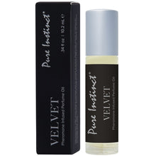 Load image into Gallery viewer, Pure Instinct Pheromone Infused Perfume Oil Velvet .34fl Oz/10.2ml
