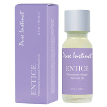 Load image into Gallery viewer, Pure Instinct Pheromone Infused Perfume Oil Eau De Parfum Entice .5fl Oz/15ml
