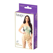 Load image into Gallery viewer, Dream Bodystocking Teal/yellow
