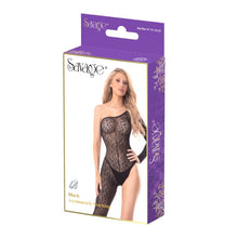 Load image into Gallery viewer, Black Asymmetric Stocking Black
