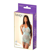 Load image into Gallery viewer, Kiss Mini Dress Blue
