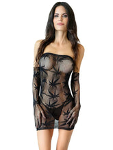 Load image into Gallery viewer, 2pc Canna Mini Dress &amp; Gloves
