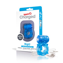Load image into Gallery viewer, Screaming O Charged Big O Blue Cock Ring
