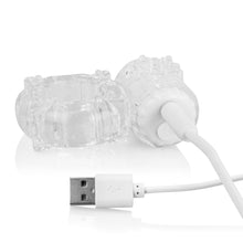 Load image into Gallery viewer, Screaming O Charged Big O Clear Cock Ring
