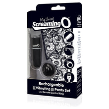 Load image into Gallery viewer, Screaming O My Secret Charged Remote Control Panty Vibe Black
