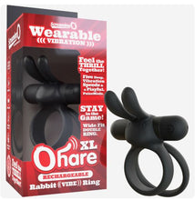 Load image into Gallery viewer, Screaming Rechargeable O Ohare Xl Vibrating Ring Black
