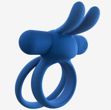 Load image into Gallery viewer, Screaming Rechargeable O Ohare Xl Vibrating Ring Blue
