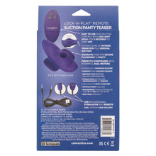 Load image into Gallery viewer, Lock N Play Remote Suction Panty Teaser
